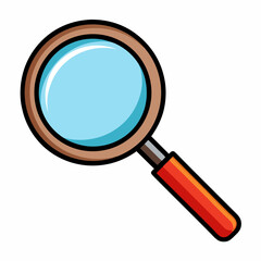vector magnifying glass icon