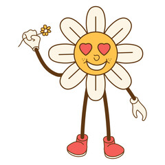 Groovy Flower Character