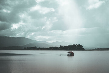 boat on the river