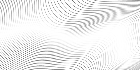Wavy thin lines pattern. Simple abstract optical illusion background