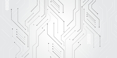 Circuit technology background with hi-tech digital data connection system and computer electronic design