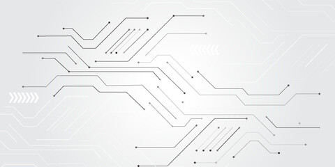Circuit technology background with hi-tech digital data connection system and computer electronic design