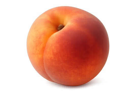 Fresh, whole nectarine isolated on a transparent background, perfect for healthy eating and food-related designs