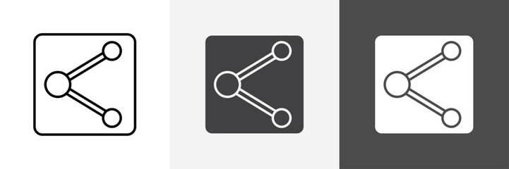 share icon set vector art