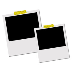 Collage photo effect Photos mock up template background