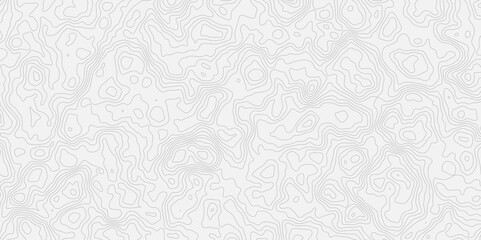 Fototapeta premium modern white and grey wavey line topography minimalist contour map design featuring and suitable for artistic purposes.