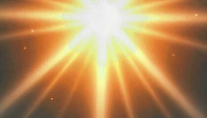 Obraz premium Radiant sunlight beams with golden tones creating a powerful and uplifting atmosphere 