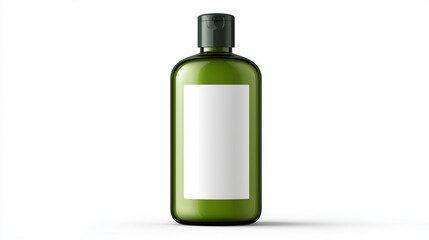 Fototapeta premium Green bottle product mockup for luxury branding