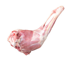 whole Raw Leg of lamb on a Transparent PNG Background