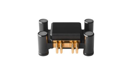 High-power MOSFET transistor, Transparent background, PNG file