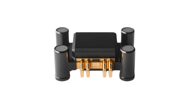 High-power MOSFET transistor, Transparent background, PNG file