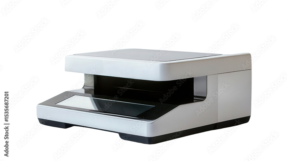 Poster high-resolution lab scanner for slides transparent background, png file