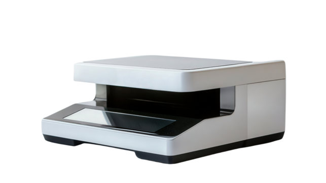 High-resolution lab scanner for slides Transparent background, PNG file