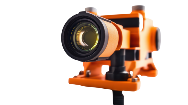 Infrared alignment laser level, Transparent background, PNG file