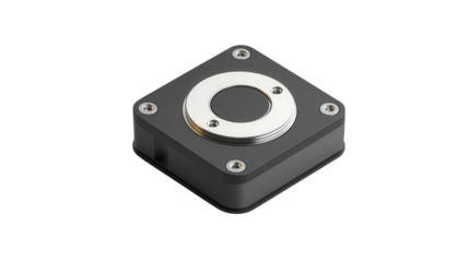 Integrated accelerometer sensor, Transparent background, PNG file