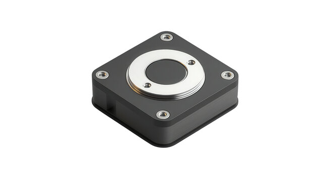 Integrated accelerometer sensor, Transparent background, PNG file