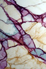 Obraz premium Color-rich Calacatta Viola marble with defined purple-gold mineral streaks