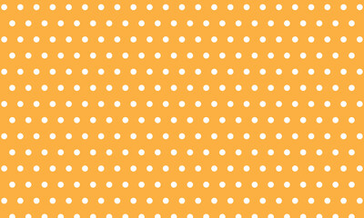 abstract simple white dot pattern on orange can be used background.