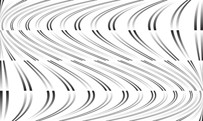 abstract simple irregular gradient double line wave pattern art can be used background.