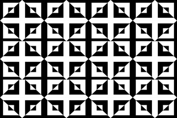 Seamless abstract pattern in black and white.
