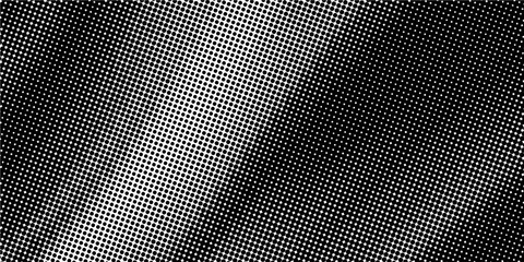 Grunge halftone gradient background. Faded grit noise texture. White and black sand wallpaper. Retro pixelated backdrop. Anime or manga style comic overlay. vector modern. eps10