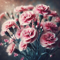 Dianthus A fragrant dianthus with carnation like pink blooms