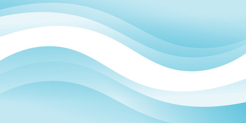 Abstract blue waves background, minimal waves design concept
