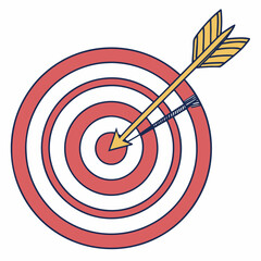 Achieve business success and marketing goals with pinpoint accuracy, hitting the bullseye of your dartboard target