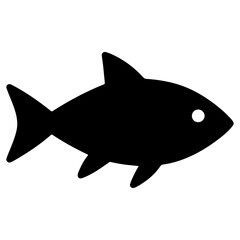 Obraz premium vector illustration of a shark