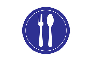 spoon and fork icon vector illustration. spoon, fork and knife icon vector. restaurant sign and symbol. 