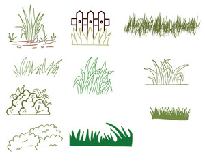 vector grass template
