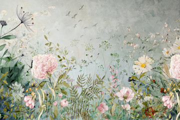 Vintage Floral Background