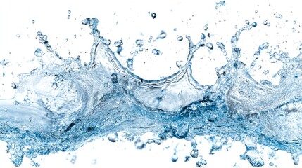 Close-up view of water splashing.