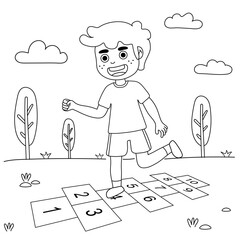 boy-play-Hopscotch