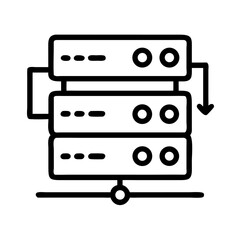 Server Stack Icon: Understanding Data Centers, Cloud Computing, and IT Infrastructure