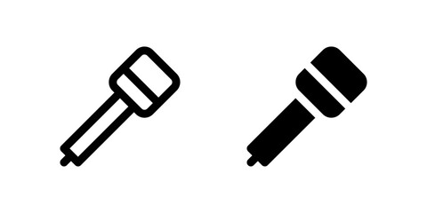 A variant of the dynamic microphone icon, suitable for event management, presentations, and audio system visuals.