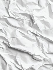 Obraz premium PNG White paper texture background crumpled wrinkled.