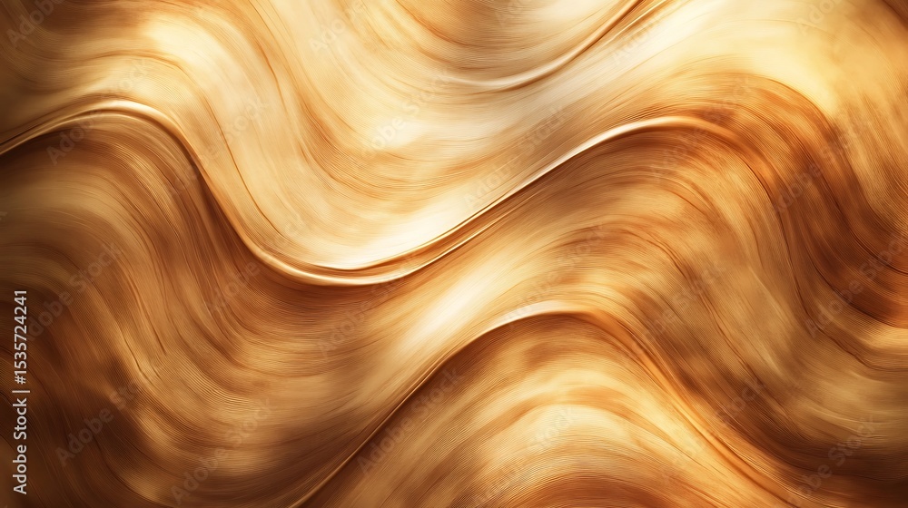 Aufkleber abstract gold texture background with flowing lines and smooth waves design