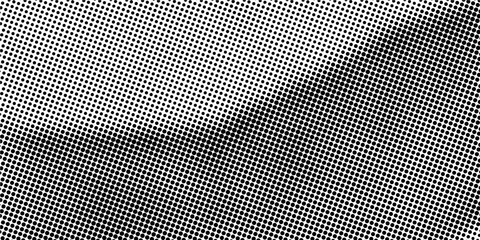 Halftone faded gradient texture. Grunge halftone grit background. White and black sand noise wallpaper. Retro pixilated vector illustration
