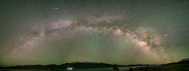 The Elegance of the Milky Way Over the Water