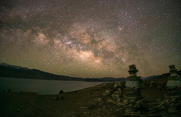 The Elegance of the Milky Way Over the Water
