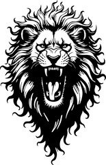 Obraz premium Skull tribal tattoo art design