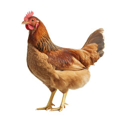chicken isolated on white background