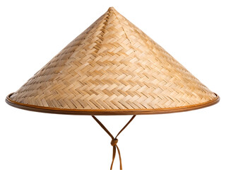 vietnamese conical hat isolated on white background