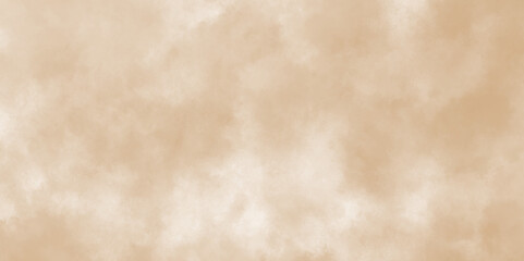 Watercolor of light brown dust explosion beige textured background with rough subtle distressed and grunge powder stains for vintage design, soft and smooth texture with designs element.