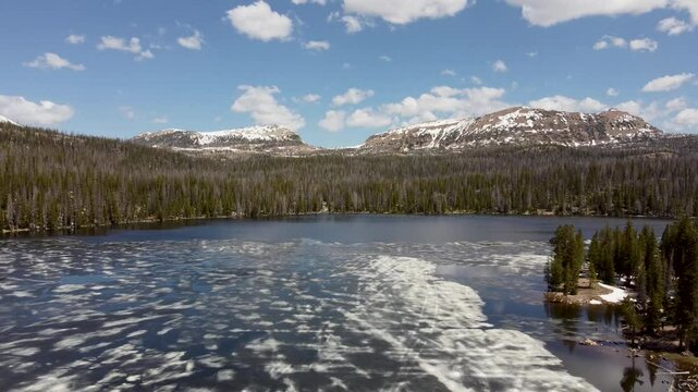 Drone Flyover of Trial Lake in Utah&rsquo;s Uinta Mountains
