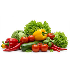 Fresh Colorful Variety of Vegetables Ready for a Healthy Meal