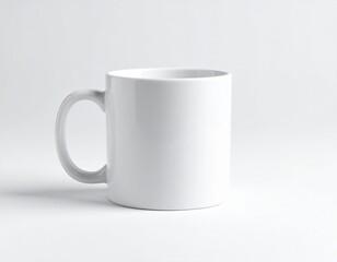 Fototapeta premium white cup on white background