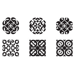 Collection of seamless Celtic and abstract geometric vector patterns, symbols, and design elements