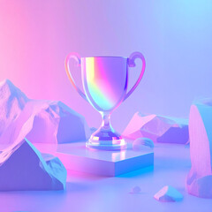 Glory of the Pastel Neon Trophy